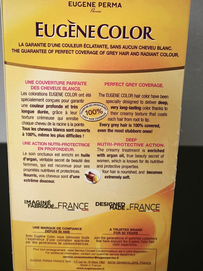 Crème colorante permanente - photo numéro 3