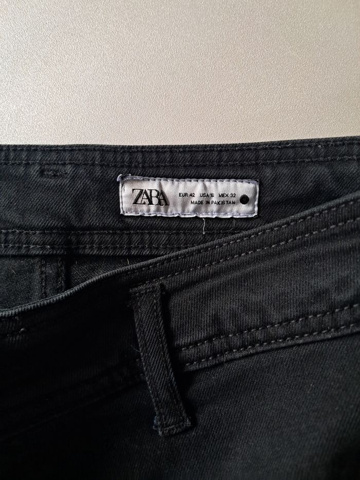 Pantalon large Zara taille haute 42 (Petit) - photo numéro 4