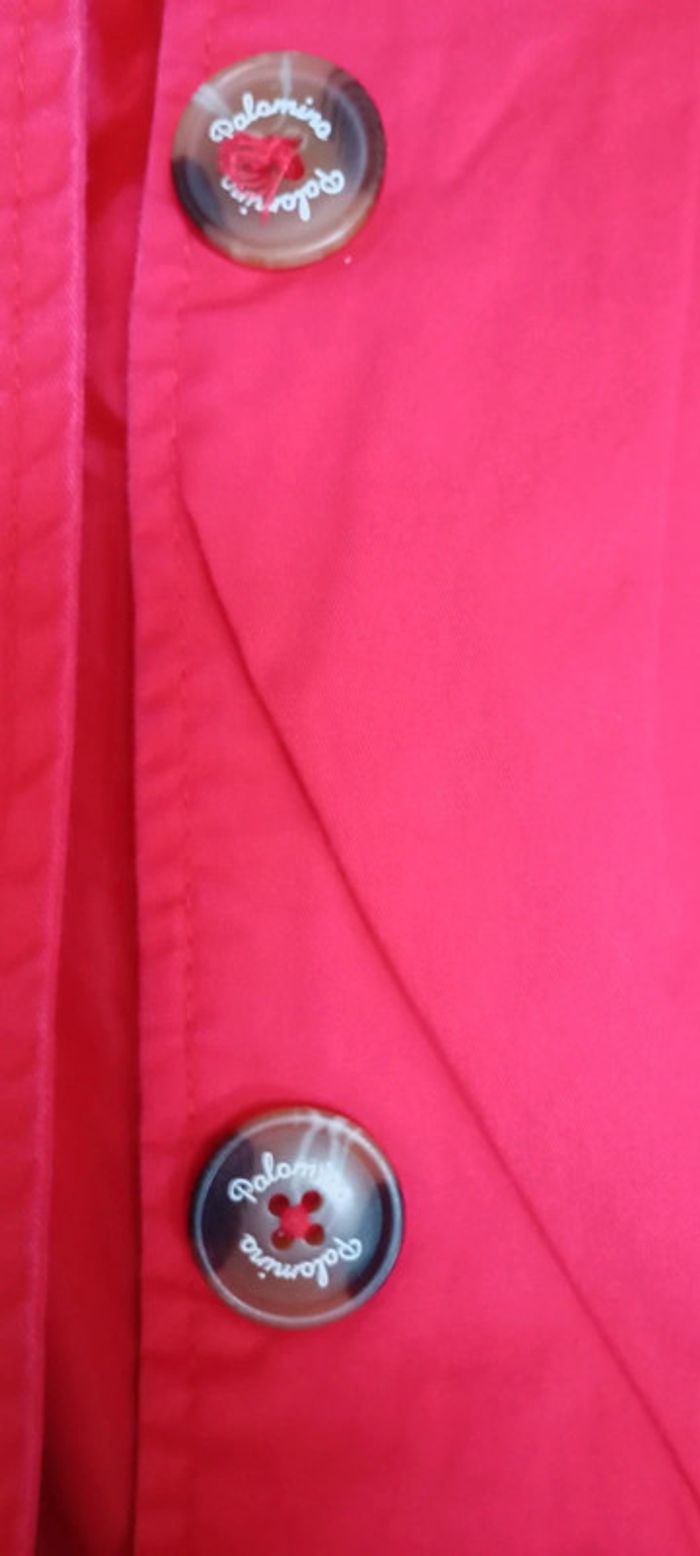 Manteau rouge C&A 110 cm - photo numéro 3