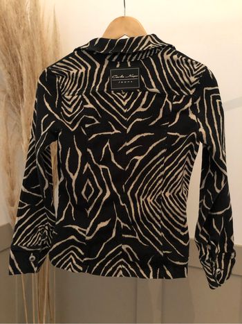 Veste Carla Kops motifs zébrés XS