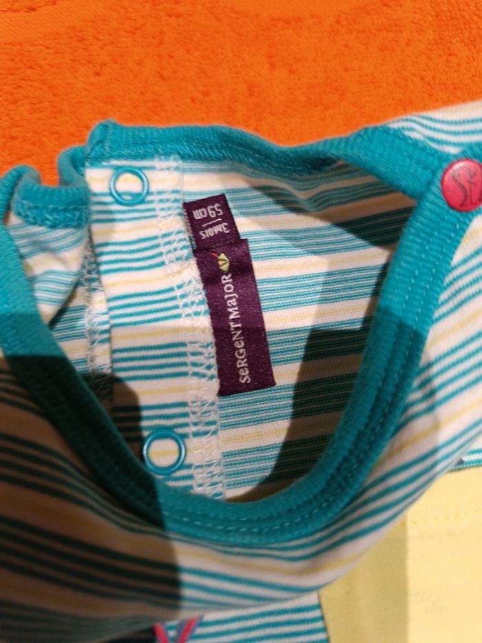 Pyjama combi courte Sergent major 3 mois 59 cm - photo numéro 2