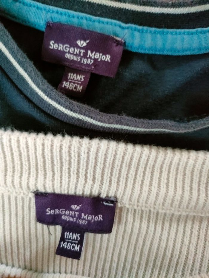 Ensemble pull t-shirt la plage aux trésors Sergent Major - photo numéro 3