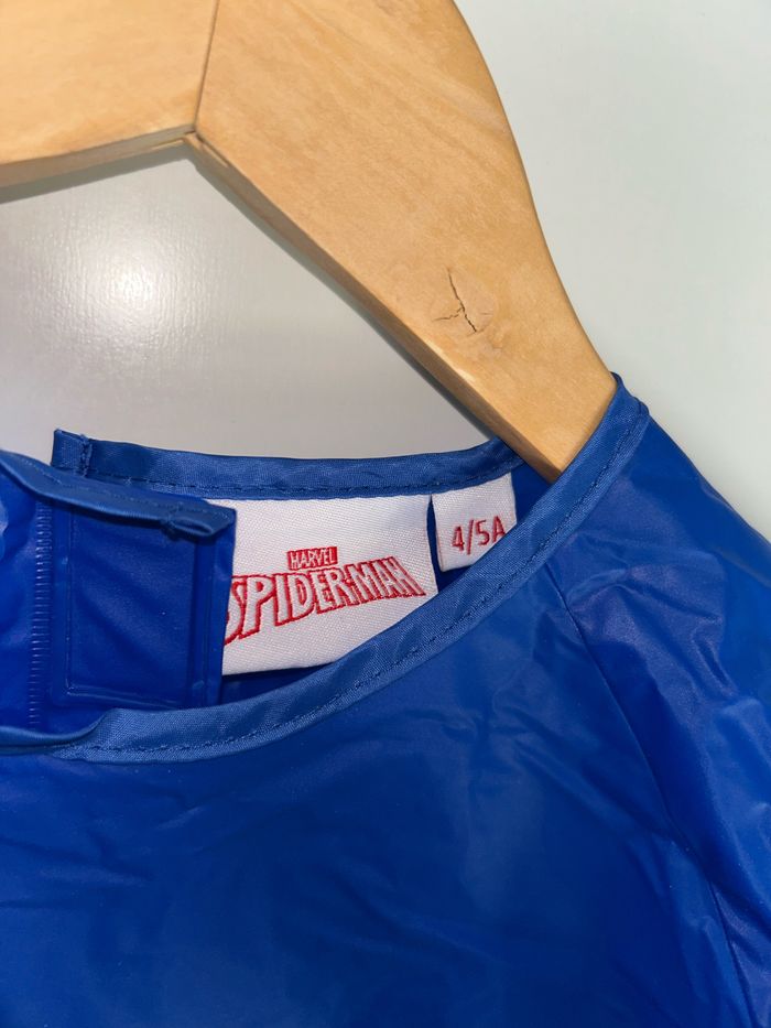 Blouse / tablier de peinture bleu Spiderman - 4/5 ans - Spiderman - photo numéro 3