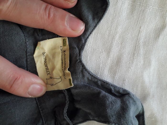 Salopette d'été en lin - photo numéro 2