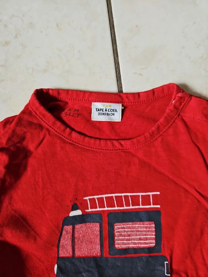 Lot de 4 Tee-shirt manches longues 24 mois - photo numéro 2