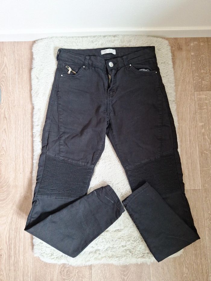 Pantalon noir bershka t36 #F36S-236 - photo numéro 1