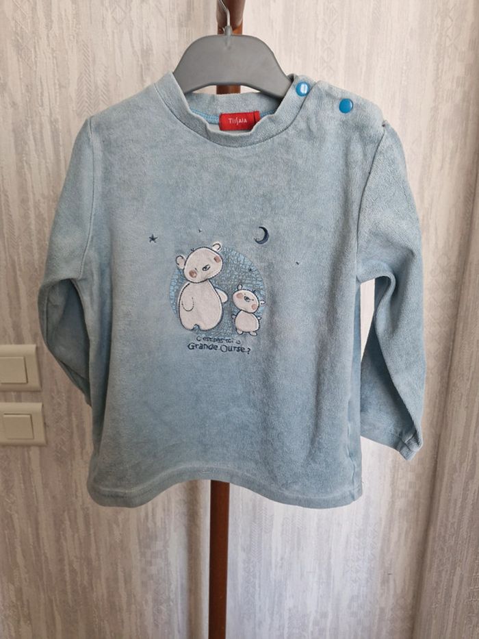 🎯 Ensemble pyjama garçon - Tissaia - Taille 3 ans - Coton/Polyester - photo numéro 4