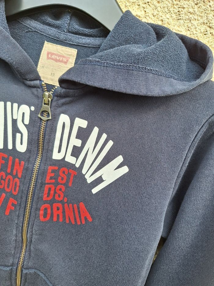 👕 Sweat zippé à capuche Levi's 12 ans - photo numéro 3