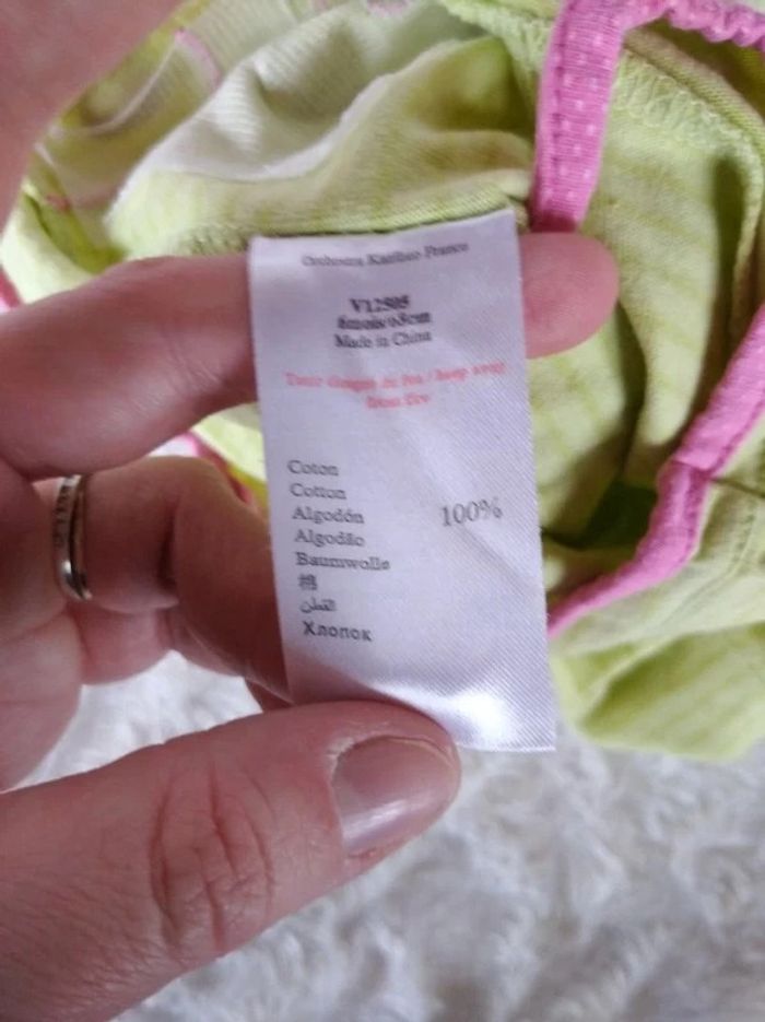 Combinaison été Fille 6 mois Orchestra Oiseau 100% coton - photo numéro 7