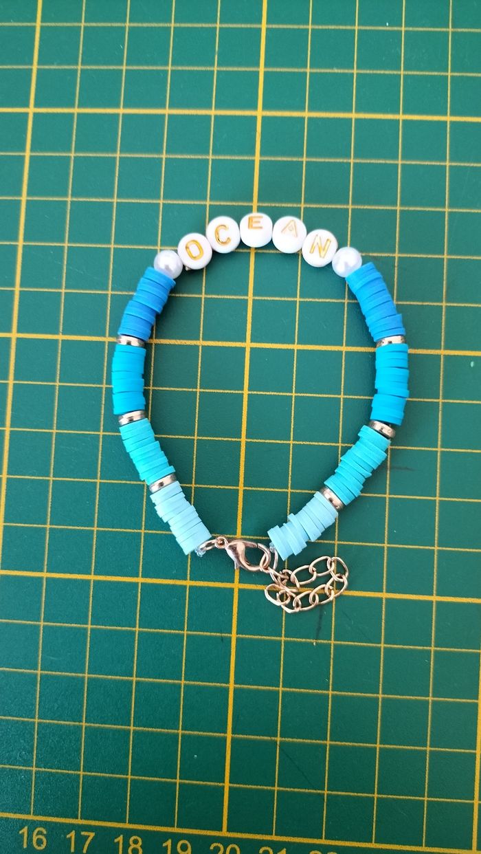 Bracelet adulte bleu