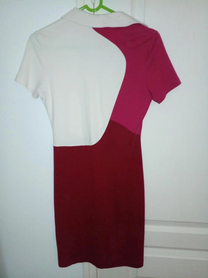 Robe polo lacoste rouge et blanche taille 36 - photo numéro 6