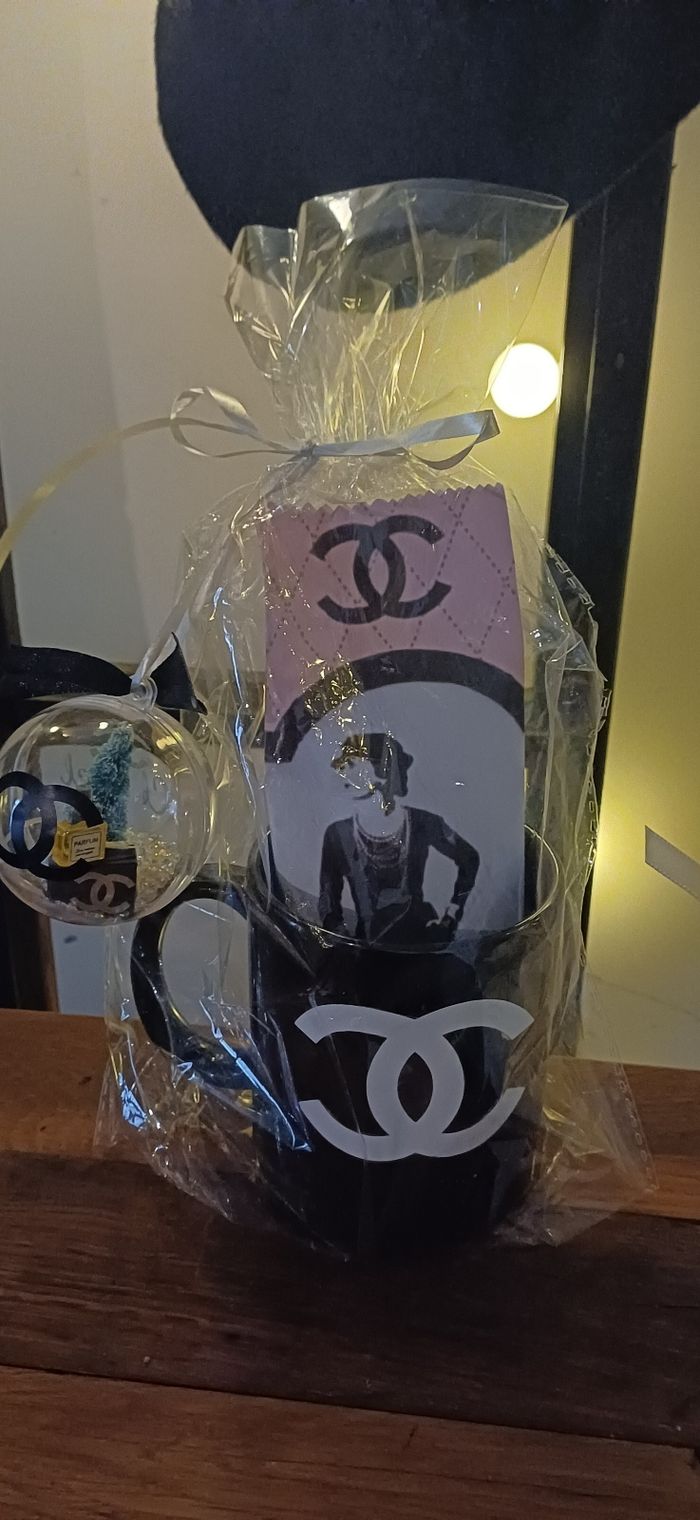 Coffret cadeau tasse noël