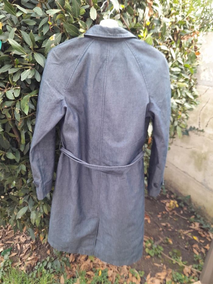 123 trench aspect jeans taille 40 - photo numéro 5