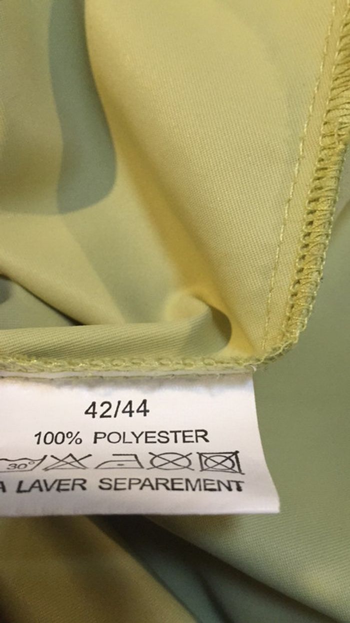 Joli trench vert pomme très léger T 42/44 - photo numéro 4
