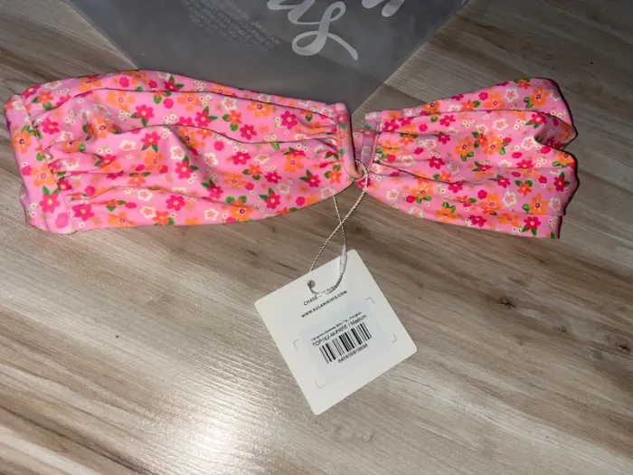 top bandeaux kulani kinis fleurs rose - photo numéro 2