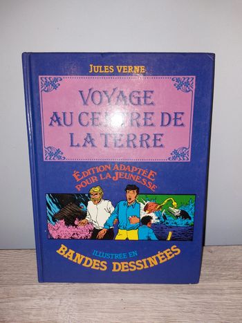 Livre voyage au centre de la terre