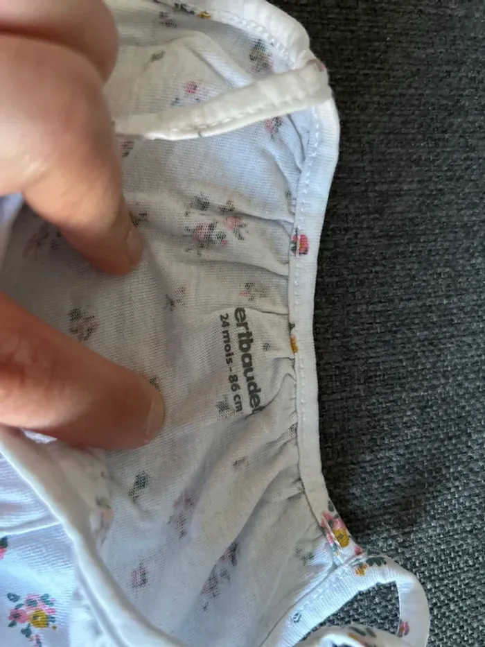 Débardeur fine bretelles bébé fille, Verbaudet, 24 mois - photo numéro 2