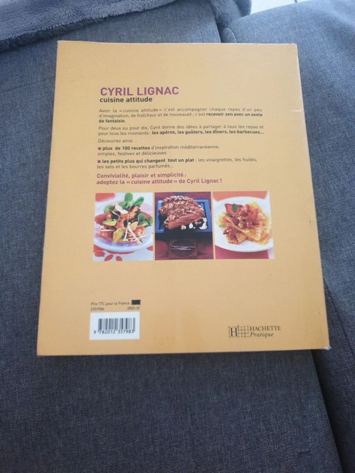 Livre de cuisine Cyril Lignac cuisine attitude - photo numéro 2