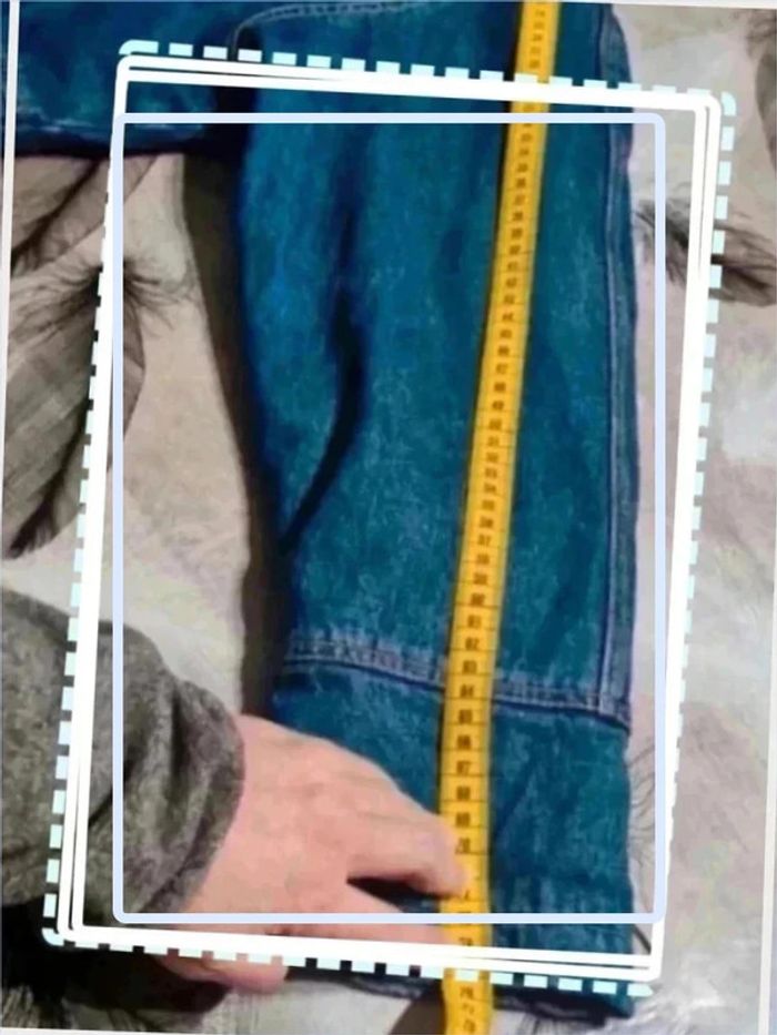 Veste  fourré jeans  globe  trotter - photo numéro 17