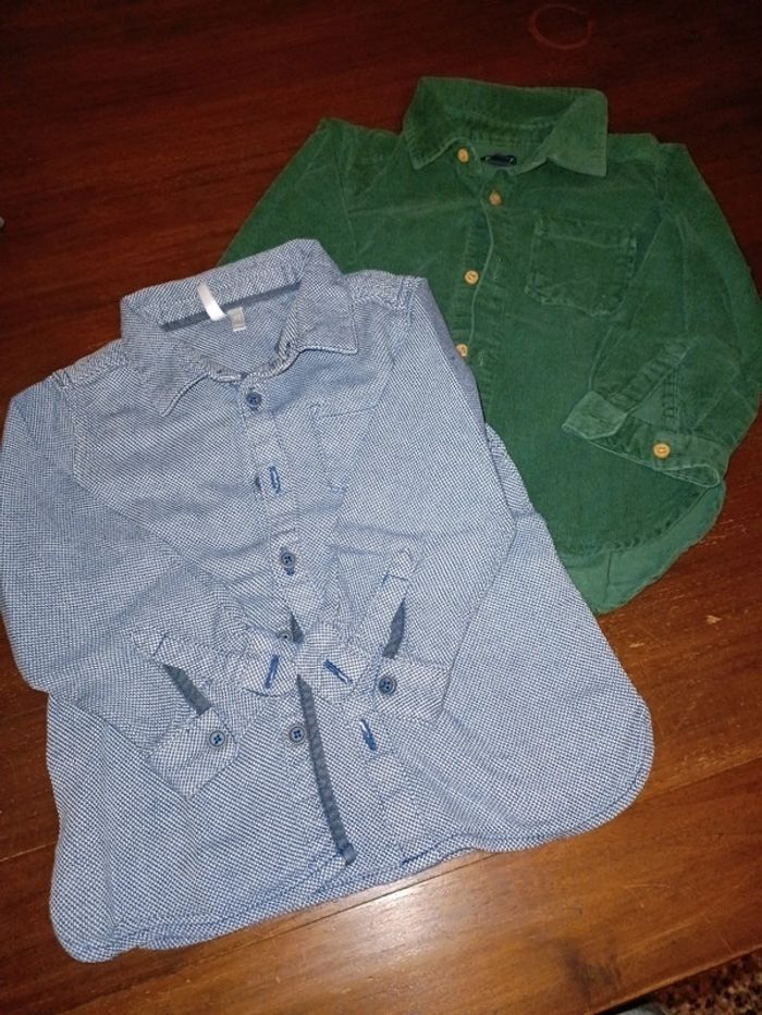 Deux chemises bébé garçon