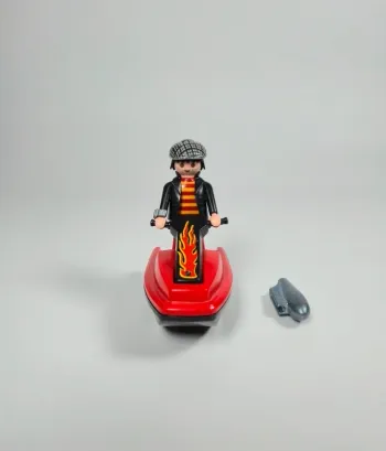 Playmobil Bandit sur son jet ski
