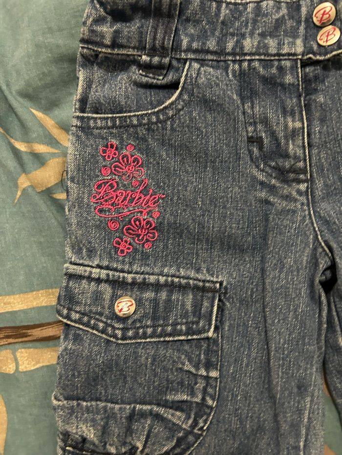 Short en jeans Barbie 3 ans - photo numéro 2