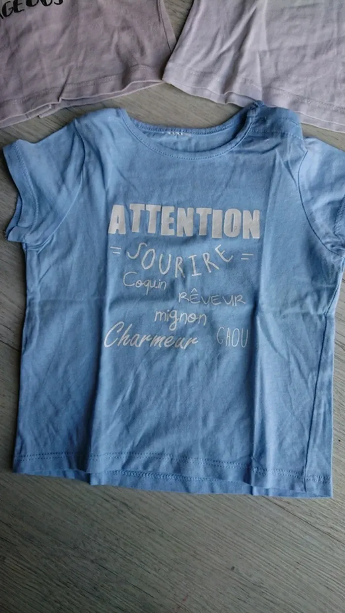 Lot 3 t shirt - photo numéro 2