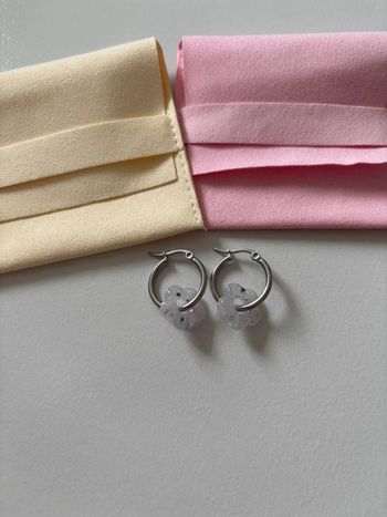 Créole pendentif fleur