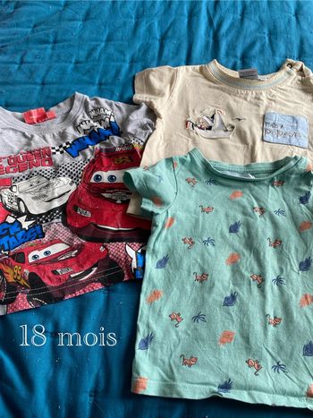 Lot 3 t-shirts manches courtes