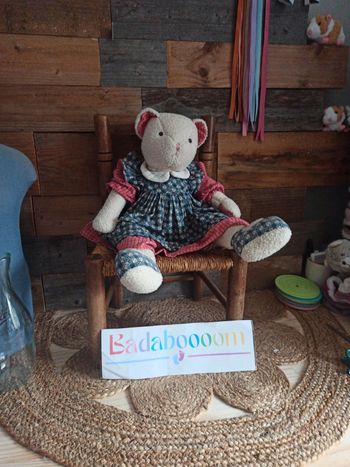 Peluche ours vintage moulin Roty tbe