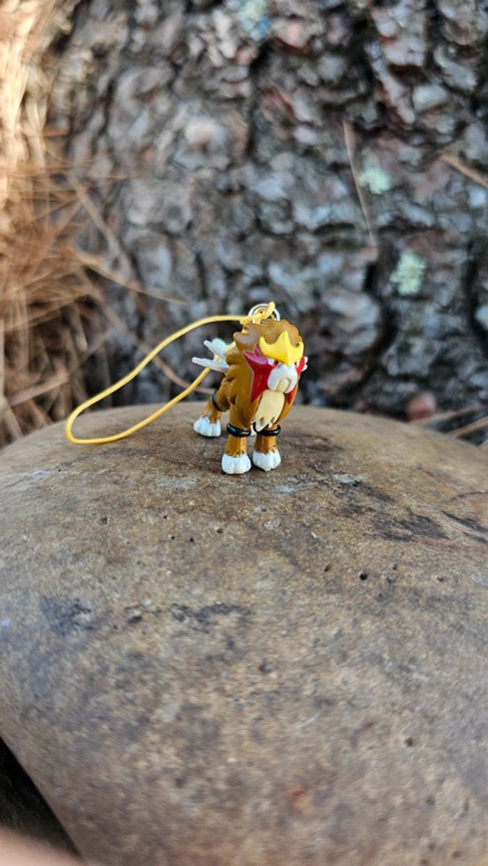 Super petite figurine Pokemon Nintendo porte clé Entei - photo numéro 5