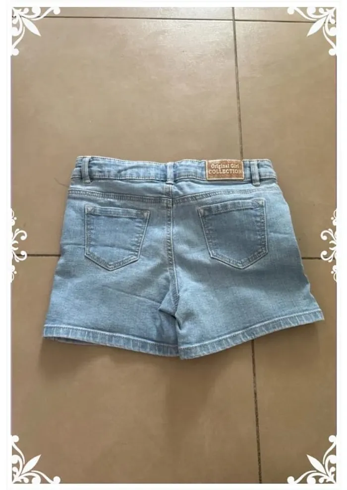 Short en jean fille Inextenso – Taille 10 ans (138-143 cm) 🌈 - photo numéro 4