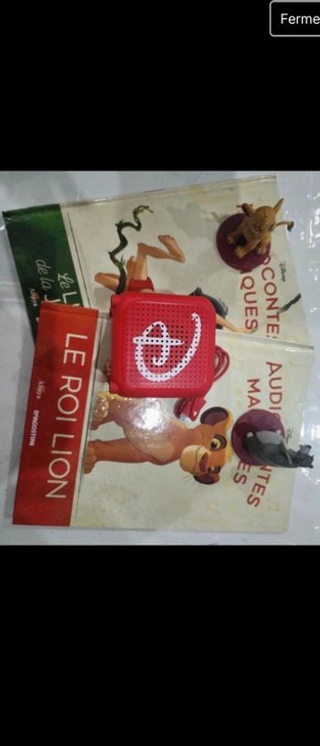Numeros 1+2 audioconte Magique Altaya disney deagostini livre et figurine audio conte compte