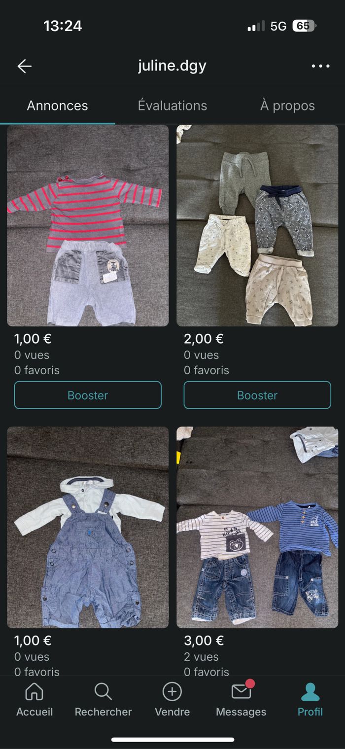 Lot vêtement bébé garçon 1 mois - photo numéro 5