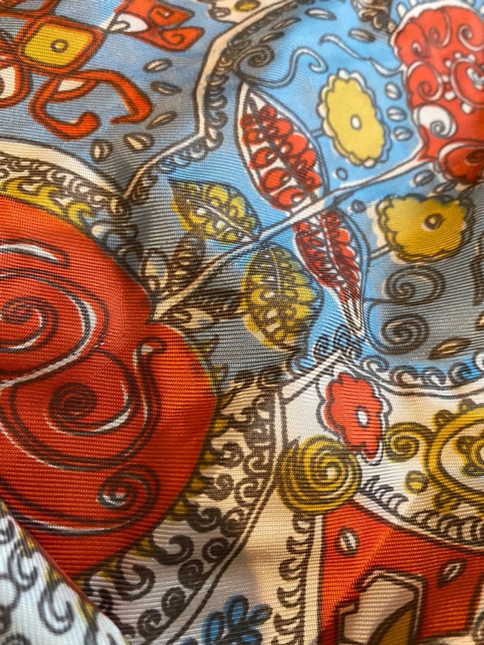 Robe chemise vintage motif stylisé 40 - photo numéro 5