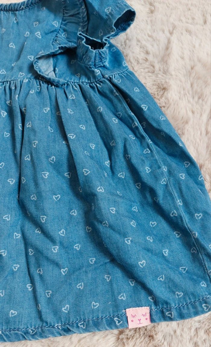 Robe effet jean 3 mois - photo numéro 2