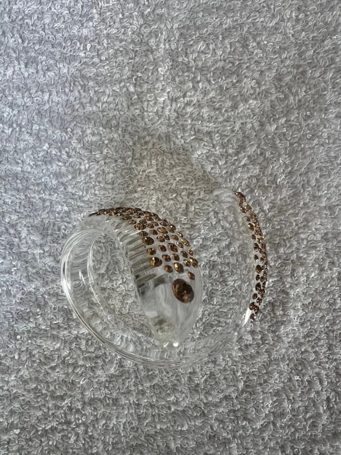 bracelet cristaluna serpenti en cristal acrylique transparent swarovski 400 776 18 neuf - photo numéro 4