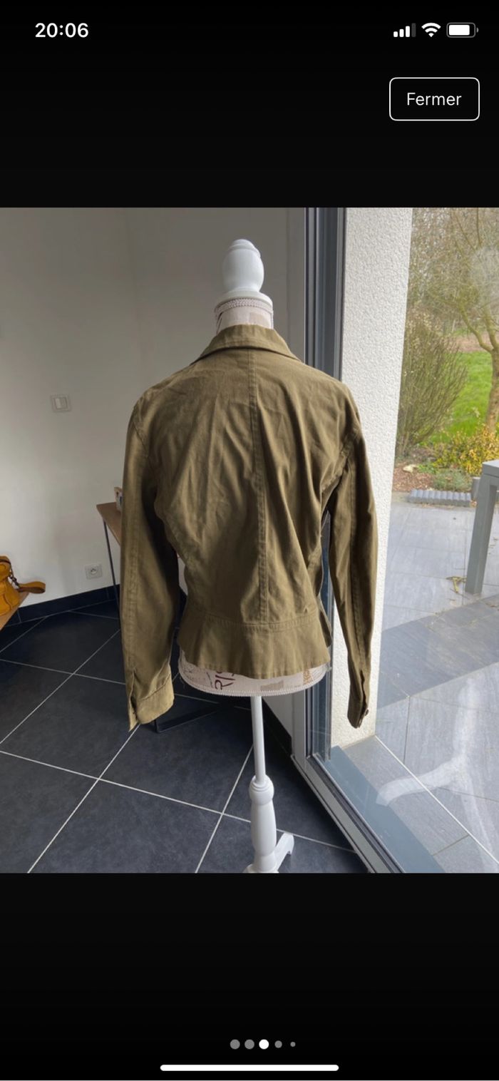 Veste kaki de marque Ernest taille M très peu portée - photo numéro 3
