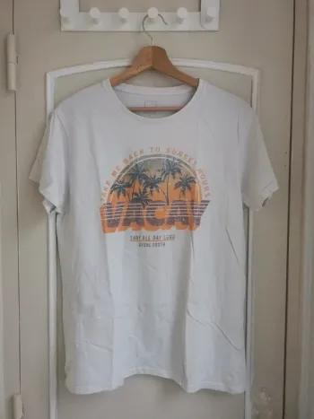 T shirt imprimé vacances taille L - Homme
