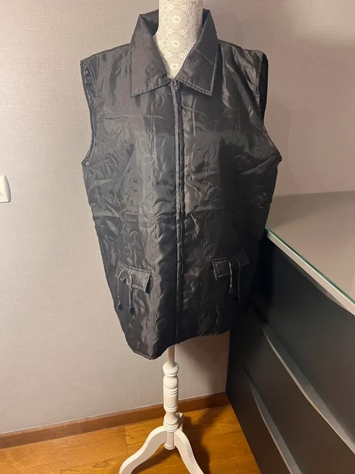 Veste sans manches marron