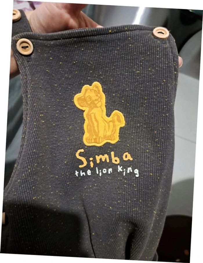 Salopette Lion King Simba Disney 2 ans/24 mois - photo numéro 6