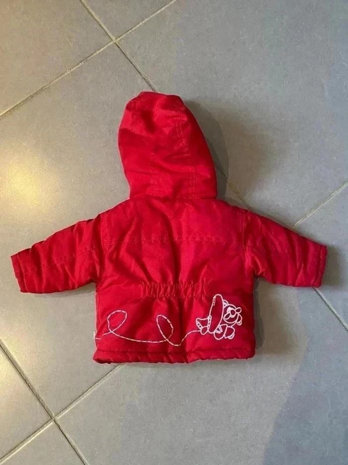 Blouson / Manteau - Baby crew - "Air mail" - Rouge & Blanc - 3 mois - photo numéro 3
