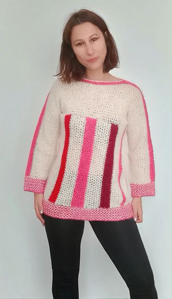 Pull tricot vintage