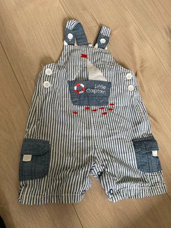 Salopette marin bébé 6 mois