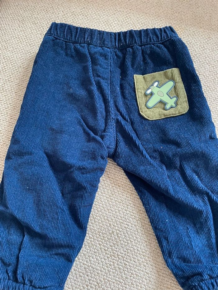 Pantalon velours 9 mois - photo numéro 2