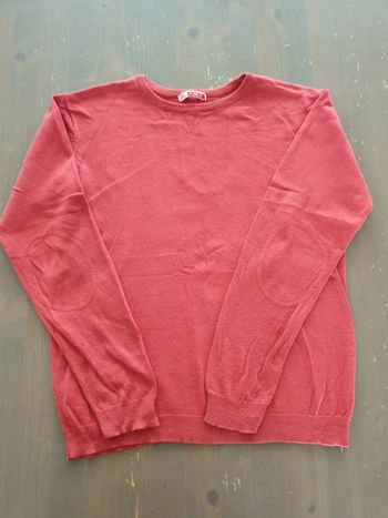 Pull orange à coudières 14 ans DPAM