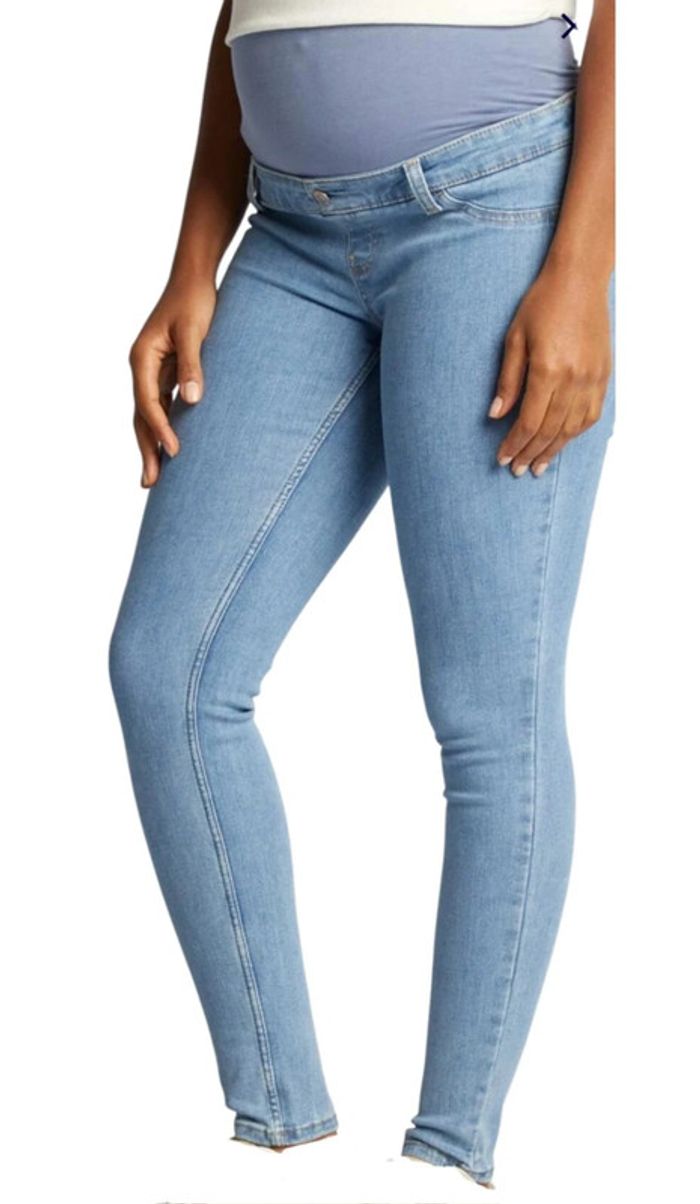 💜 Jegging grossesse avec bandeau super stretch triple stone taille S 36 Kiabi #emyfleury_grossesse - photo numéro 2
