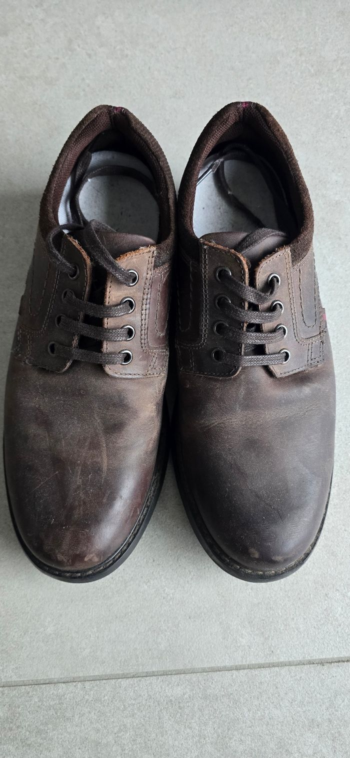 Chaussures homme CHÂUSSEA marron T40 – semelles impeccables