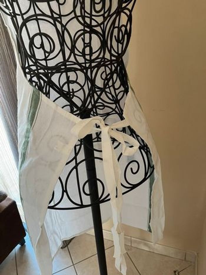 Tablier de cuisine blanc brodé Carli - photo numéro 5