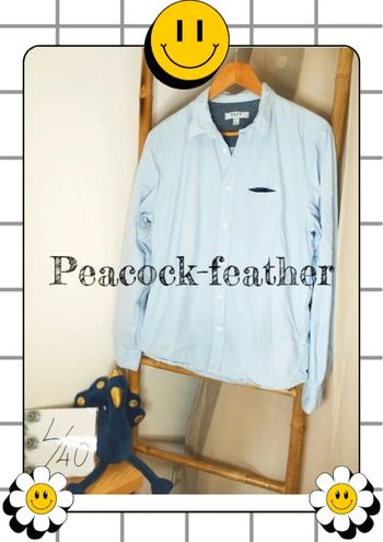 Chemise bleue smog homme L neuve